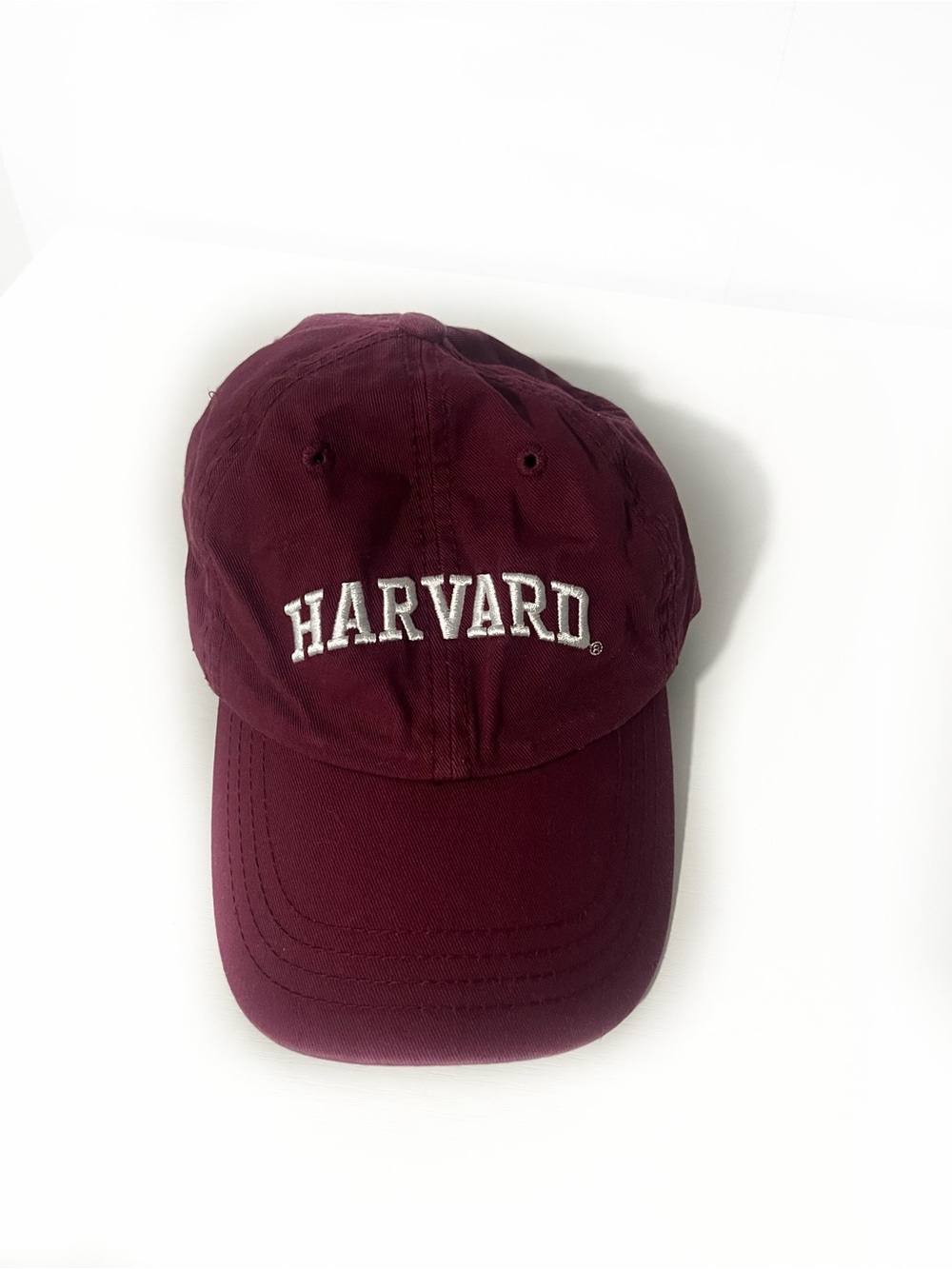 Harvard Embroidered Crimson Cap O/S